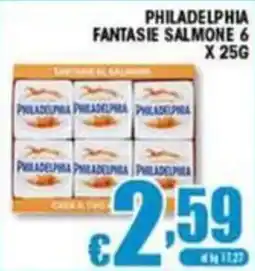Sacoph Philadelphia Fantasie Salmone offerta