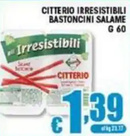 Sacoph Irresistibili bastoncini salame offerta