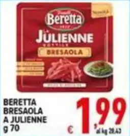 Iper Triscount Beretta bresaola a julienne offerta