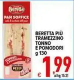 Iper Triscount Beretta pan soffice tonno e pomodori offerta