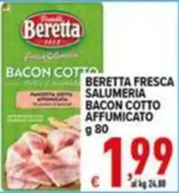 Iper Triscount Beretta bacon cotto affumicato offerta
