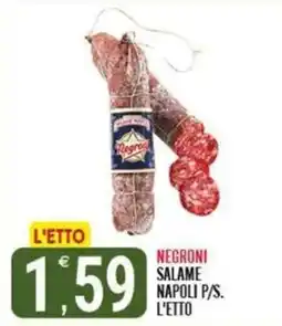 Tutto Buono Negroni salame napoli offerta
