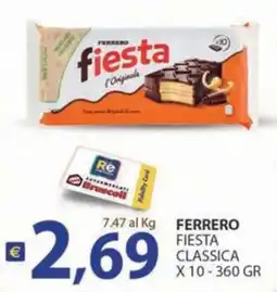 Supermercati Bruscoli Ferrero Fiesta Classica offerta