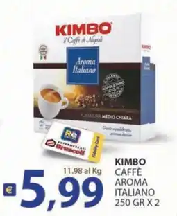 Supermercati Bruscoli Kimbo Caffè Aroma Italiano offerta