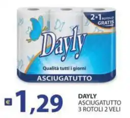 Supermercati Bruscoli Dayly asciugatutto offerta