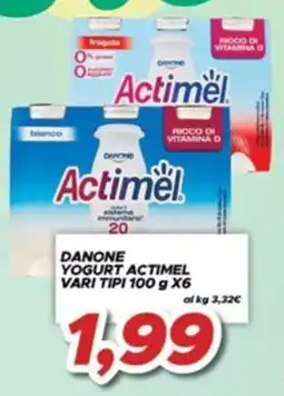 MA Supermercati Danone yogurt Actimel offerta