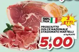 MA Supermercati Prosciutto dolce nazionale stagionato Martelli offerta
