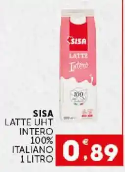 Issimo supermercado Sisa latte uht intero offerta
