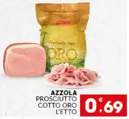 Issimo supermercado Azzola prosciutto cotto oro offerta