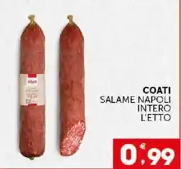 Issimo supermercado Coati salame napoli intero offerta