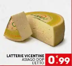 Issimo supermercado Latterie Vicentine Asiago Dop offerta