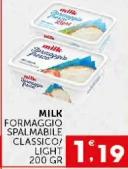 Issimo supermercado Milk Formaggio Spalmabile Classico offerta