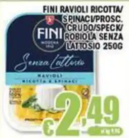 Sacoph Fini ravioli ricotta e spinaci offerta
