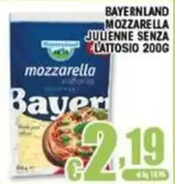 Sacoph Mozzarella julienne senza lattosio offerta