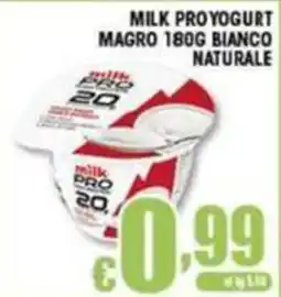 Sacoph Milk Pro yogurt magro bianco naturale offerta
