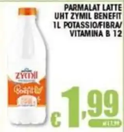 Sacoph Parmalat Latte UHT Zymil Benefit offerta