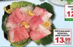 CTS Supermercati Filotti di pesce persico africano fresco offerta