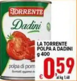 Iper Triscount La Torrente polpa a dadini offerta