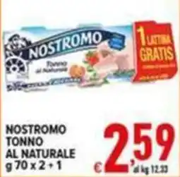 Iper Triscount Nostromo tonno al naturale offerta