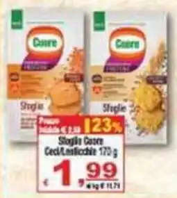 CTS Supermercati Sfoglie Coare Ceci/Lenticchie offerta