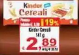 CTS Supermercati Kinder Cereali offerta