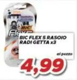 MA Supermercati Bic Flex 5 rasoi offerta