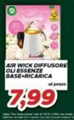 MA Supermercati Air Wick diffusore oli essenze base+ricarica offerta