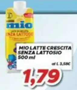 MA Supermercati Mio latte crescita senza lattosio offerta