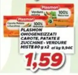 MA Supermercati Plasmon omogeneizzati carote, patate e zucchine - verdure miste offerta