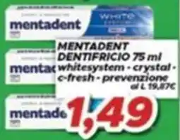 MA Supermercati Mentadent dentifricio offerta