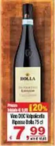 CTS Supermercati Vino DOC Valpolicella Ripasso Bolla offerta