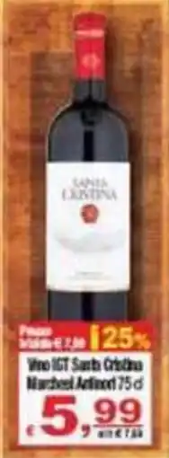 CTS Supermercati Vino IGT Santa Cristina offerta