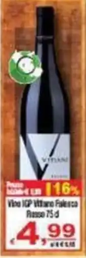 CTS Supermercati Vino IGP Vittorio Falesco Rosso offerta