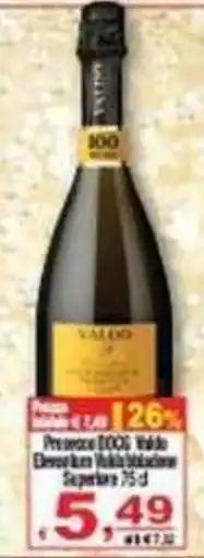 CTS Supermercati Prosecco DOCG Valdo offerta
