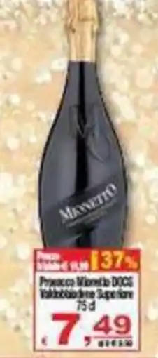 CTS Supermercati Prosecco Millesimo DOCG Valdobbiadene Superiore offerta