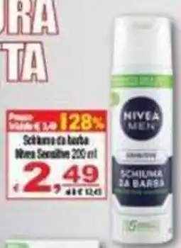 CTS Supermercati Schiuma da barba Nivea Sensitive offerta