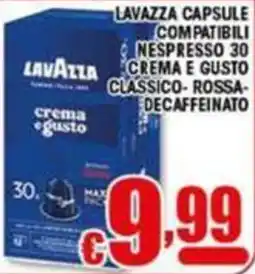 Sacoph Lavazza capsule compatibili Nespresso offerta