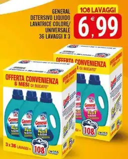 Tutto Buono Detersivo liquido lavatrice colore/universale General offerta