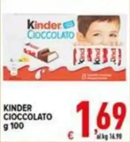 Iper Triscount Kinder Cioccolato offerta
