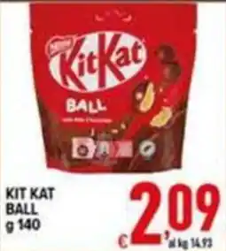 Iper Triscount Kit Kat Ball offerta