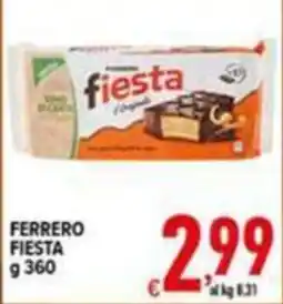 Iper Triscount Ferrero Fiesta offerta