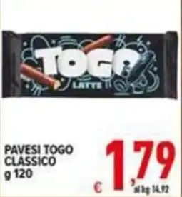 Iper Triscount Pavesi Togo Classico offerta