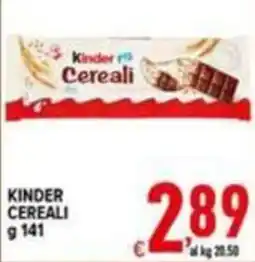 Iper Triscount Kinder Cereali offerta