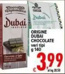 Iper Triscount Cioccolata diplomatica Dubai Inspired offerta