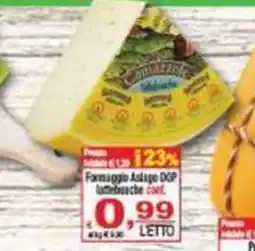CTS Supermercati Formaggio Asiago DOP Lombardia offerta