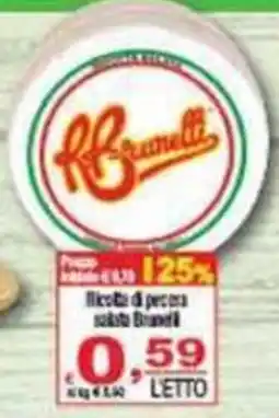 CTS Supermercati Ficotti di pecora salati Brunelli offerta