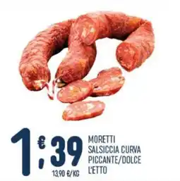 Gruppo Pascar Moretti Salsiccia Curva offerta