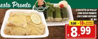 Coscette di pollo con osso panate