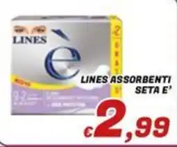 Idromarket Lines assorbenti seta e' offerta