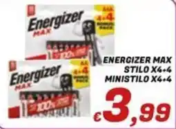 Idromarket Energizer Max Stilo X4+4 offerta